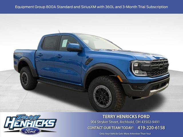 Velocity Blue Metallic 2026 Ford Ranger Pickup Truck Four-Wheel Drive Automatic