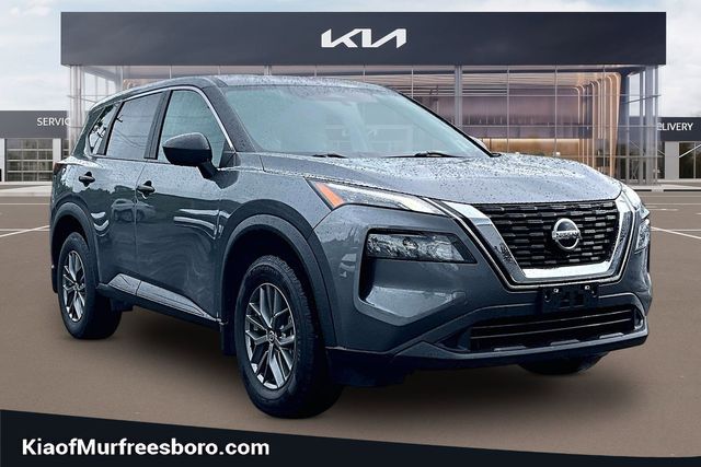 Gray (Gun Metallic) 2021 Nissan Rogue S FWD SUV / Crossover Front-Wheel Drive Continuously Variable Transmission
