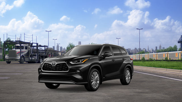 Midnight Black Metallic 2026 Toyota Highlander Hybrid Platinum AWD SUV / Crossover All-Wheel Drive Continuously Variable Transmission