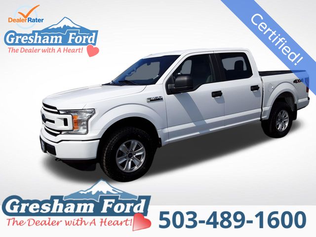 White 2018 Ford F-150 Pickup Truck Four-Wheel Drive Automatic