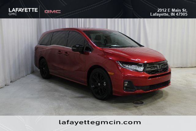 Radiant Red Metallic II 2025 Honda Odyssey Sport-L FWD Minivan Front-Wheel Drive Automatic