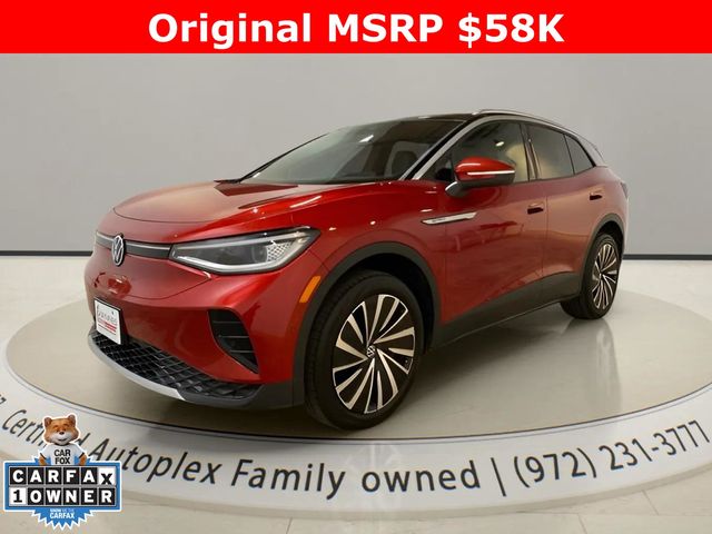 Red Metallic 2023 Volkswagen ID.4 SUV / Crossover All-Wheel Drive Automatic