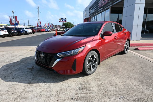 Red (Scarlet Ember Tintcoat) 2024 Nissan Sentra Sedan Front-Wheel Drive Continuously Variable Transmission