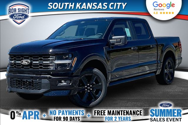 Agate Black Metallic 2026 Ford F-150 Pickup Truck Four-Wheel Drive Automatic