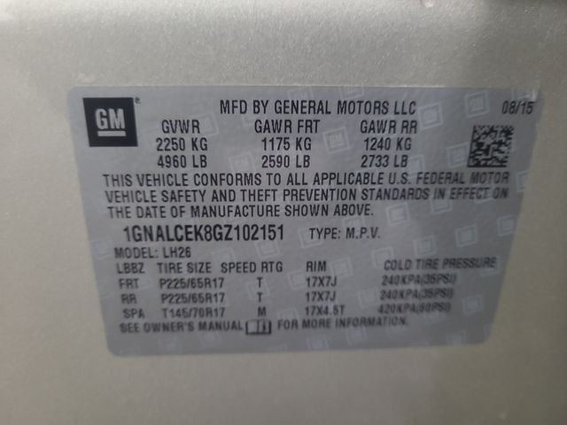 2016 – Chevrolet – Equinox