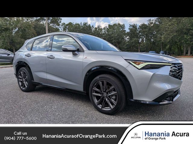 Solar Silver Metallic 2025 Acura ADX SUV / Crossover Front-Wheel Drive Continuously Variable Transmission