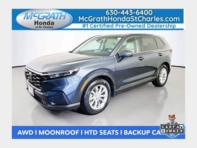 Meteorite Gray Metallic 2024 Honda CR-V SUV / Crossover All-Wheel Drive Continuously Variable Transmission