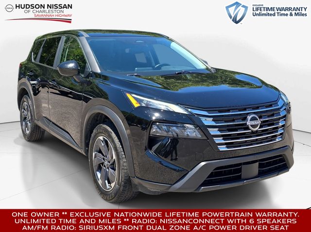 Super Black 2025 Nissan Rogue SUV / Crossover Front-Wheel Drive Continuously Variable Transmission