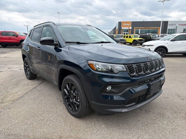 Fathom Blue Pearl Coat 2026 Jeep Compass Latitude 4WD SUV / Crossover Four-Wheel Drive 8-Speed Automatic