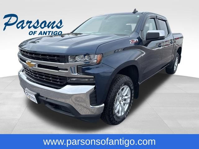 Northsky Blue Metallic 2020 Chevrolet Silverado 1500 LT Crew Cab 4WD Pickup Truck Four-Wheel Drive 8-Speed Automatic