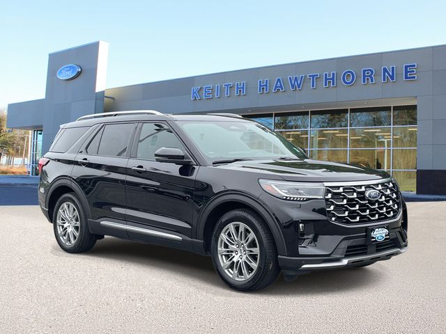 Black Metallic 2025 Ford Explorer Platinum RWD SUV / Crossover Rear-Wheel Drive Automatic