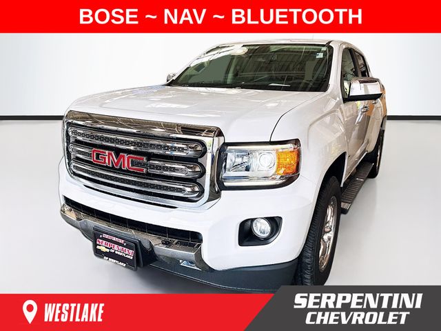 Summit White 2015 GMC Canyon Pickup Truck Four-Wheel Drive 6-Speed Automatic