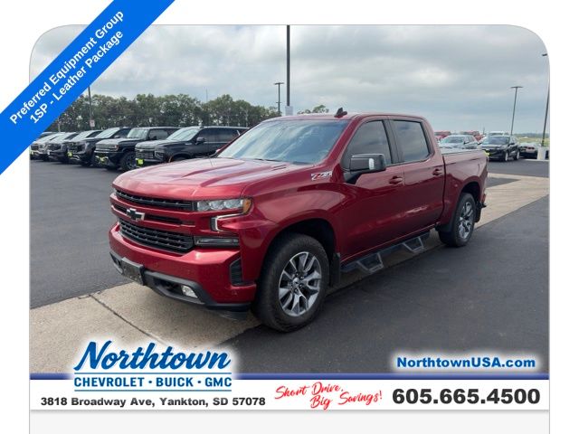 Cherry Red Tintcoat 2021 Chevrolet Silverado 1500 Pickup Truck Four-Wheel Drive Automatic