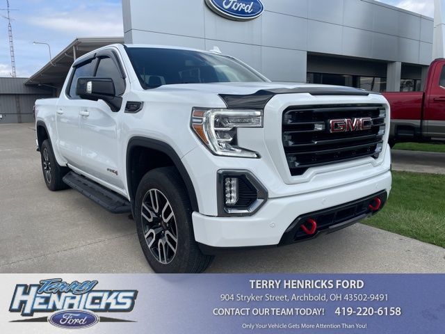 White Frost Tricoat 2022 GMC Sierra 1500 Limited AT4 Crew Cab 4WD Pickup Truck Four-Wheel Drive Automatic