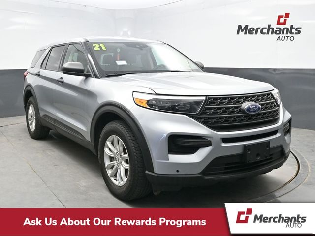 Silver Metallic 2021 Ford Explorer AWD SUV / Crossover All-Wheel Drive Automatic