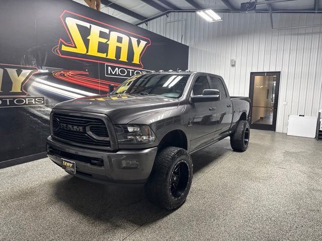Gray (Granite Crystal Metallic Clearcoat) 2018 RAM 3500 Big Horn Crew Cab 4WD Pickup Truck Four-Wheel Drive 6-Speed Automatic