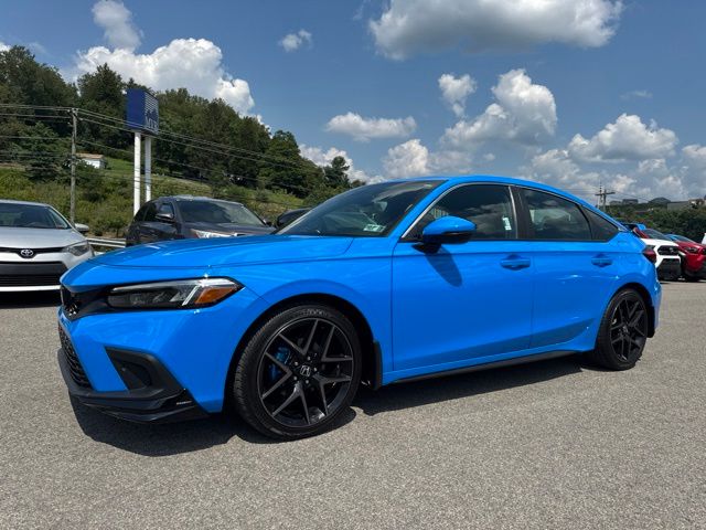 Blue 2024 Honda Civic Hatchback Hatchback Front-Wheel Drive Continuously Variable Transmission