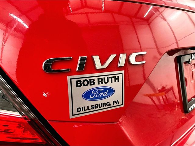 2020 Honda Civic LX Red at Subaru and VW of Moon Township