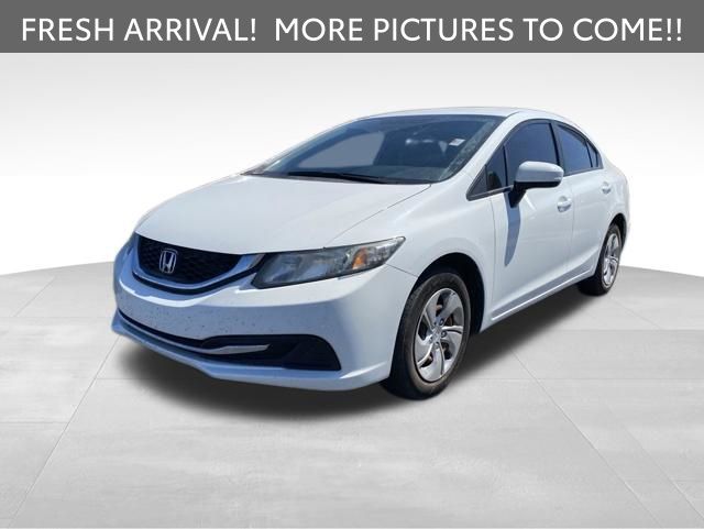 Taffeta White 2014 Honda Civic LX Sedan Front-Wheel Drive Automatic