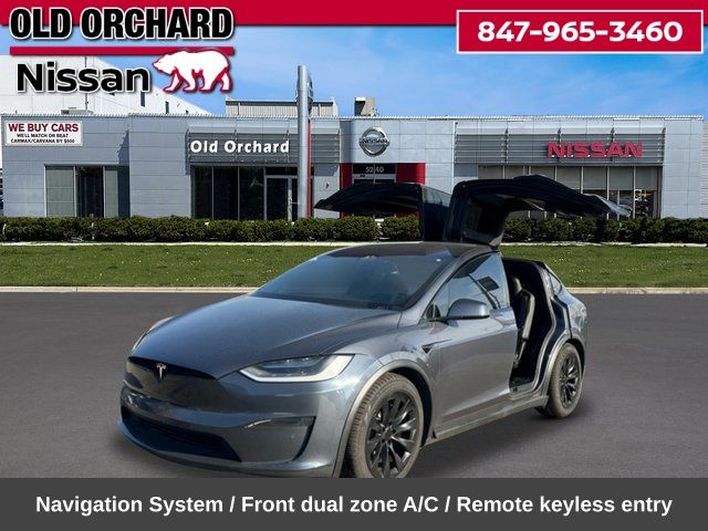 Gray 2023 Tesla Model X Standard Range AWD Sedan All-Wheel Drive 1-Speed Automatic
