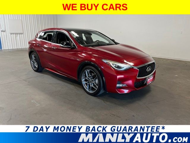 Red 2018 INFINITI QX30 SUV / Crossover Front-Wheel Drive 7-Speed Automatic Overdrive