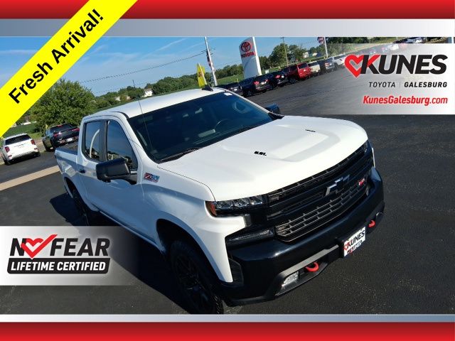 White 2021 Chevrolet Silverado 1500 Pickup Truck Four-Wheel Drive Automatic