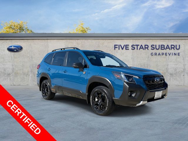 Geyser Blue 2022 Subaru Forester Wilderness Crossover AWD SUV / Crossover All-Wheel Drive Continuously Variable Transmission