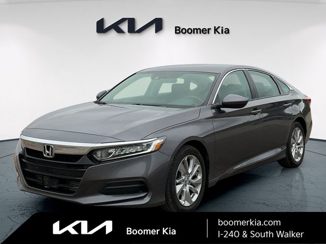 Gray 2019 Honda Accord 1.5T LX FWD Sedan Front-Wheel Drive Continuously Variable Transmission