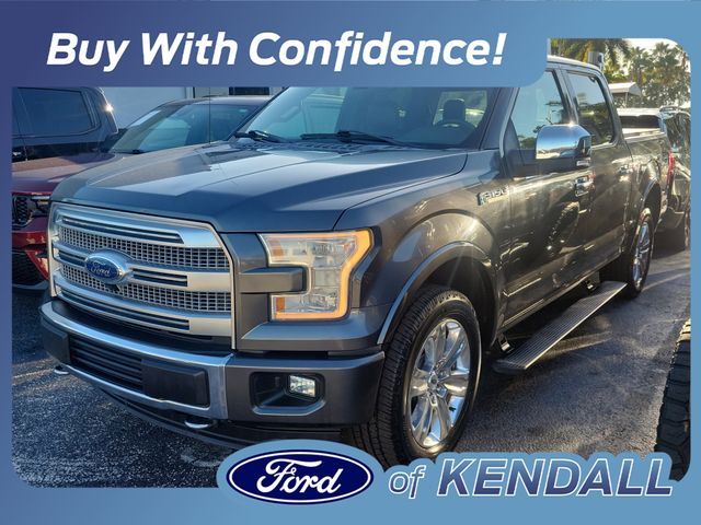 Gray (Magnetic Metallic) 2016 Ford F-150 Pickup Truck Four-Wheel Drive 6-Speed Automatic