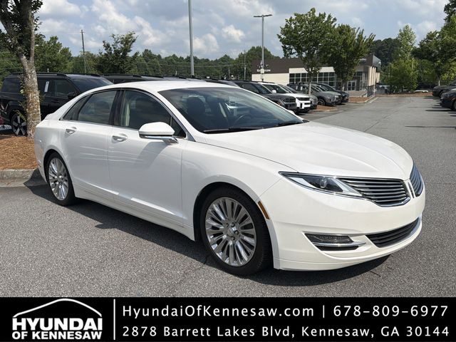 White Platinum Clearcoat Metallic 2016 Lincoln MKZ Sedan Front-Wheel Drive 6-Speed Automatic