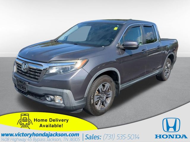 Gray (Modern Steel Metallic) 2019 Honda Ridgeline Pickup Truck Front-Wheel Drive 6-Speed Automatic