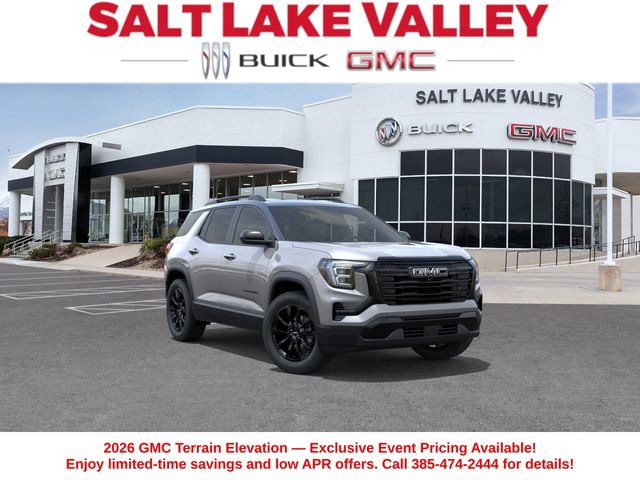 Sterling Metallic 2026 GMC Terrain Elevation AWD SUV / Crossover Four-Wheel Drive 8-Speed Automatic Overdrive