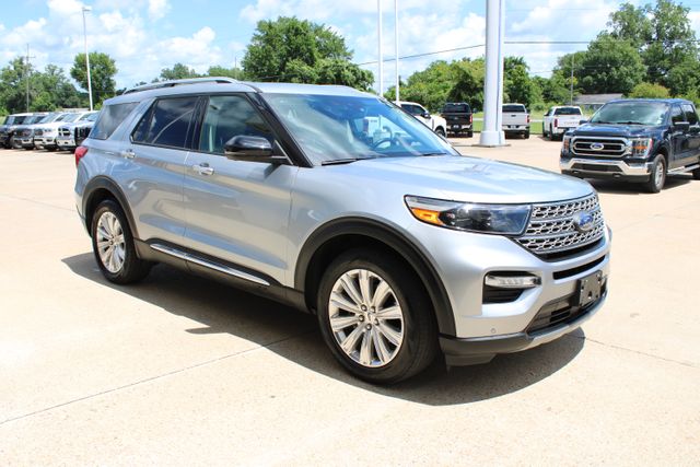 Silver Metallic 2023 Ford Explorer SUV / Crossover Rear-Wheel Drive Automatic