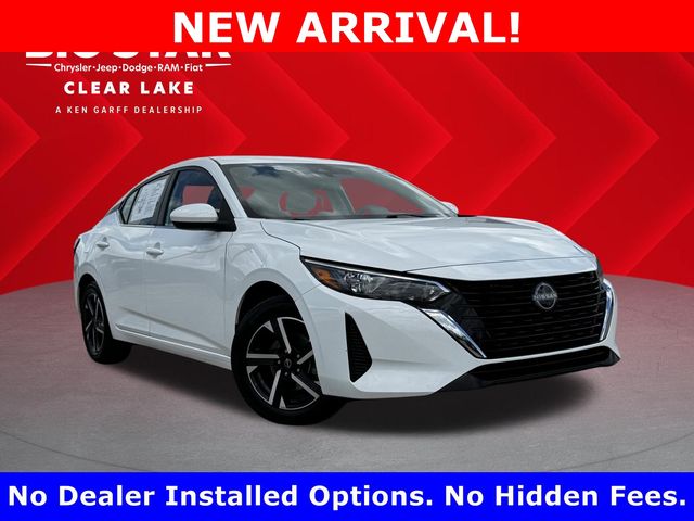 2024 Nissan Sentra SV White at North Houston Mitsubishi