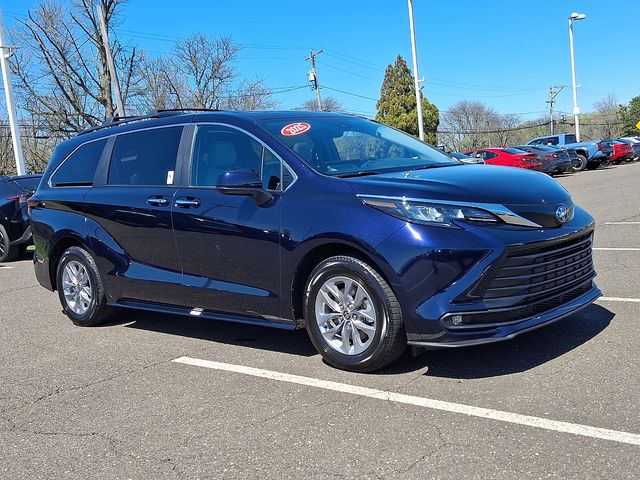 Blue 2025 Toyota Sienna XLE 7-Passenger AWD Minivan All-Wheel Drive Continuously Variable Transmission