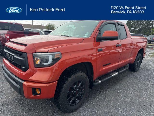 Inferno Red 2015 Toyota Tundra TRD Pro Double Cab 5.7L 4WD Pickup Truck Four-Wheel Drive 6-Speed Automatic Overdrive
