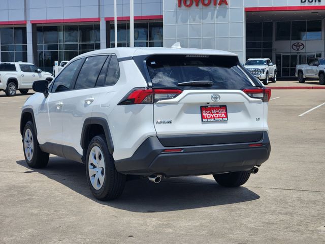 2025 Toyota RAV4 LE White at Don McGill Toyota