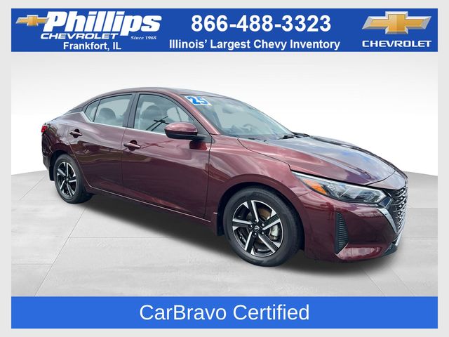 Rosewood Metallic 2025 Nissan Sentra Sedan Front-Wheel Drive Continuously Variable Transmission