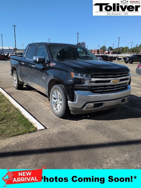 Black 2020 Chevrolet Silverado 1500 LTZ Crew Cab 4WD Pickup Truck Four-Wheel Drive 8-Speed Automatic