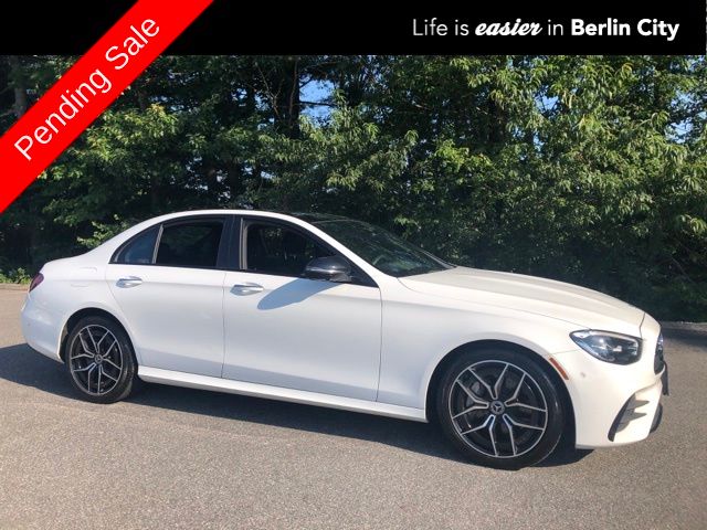 Polar White 2021 Mercedes-Benz E-Class Sedan All-Wheel Drive 9-Speed Automatic