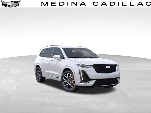 Crystal White Tricoat 2025 Cadillac XT6 Sport AWD SUV / Crossover Four-Wheel Drive 9-Speed Automatic