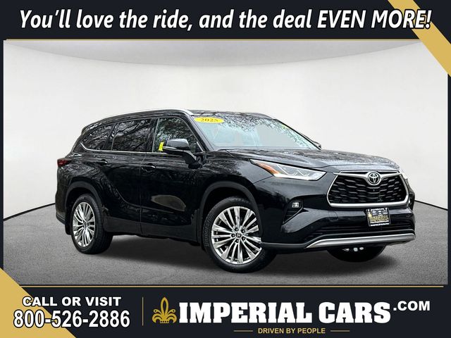 Midnight Black Metallic 2025 Toyota Highlander SUV / Crossover All-Wheel Drive 8-Speed Automatic