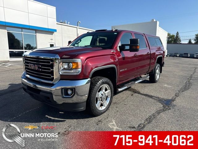 Deep Garnet Metallic 2016 GMC Sierra 2500HD Pickup Truck Four-Wheel Drive 6-Speed Automatic