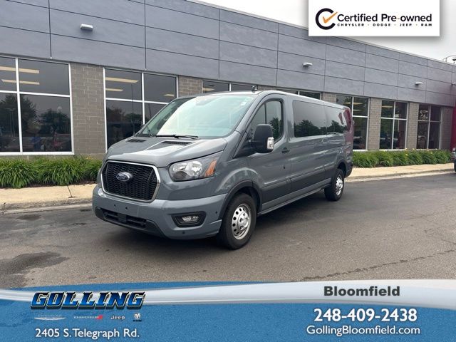Gray Metallic 2024 Ford Transit Passenger Van All-Wheel Drive 