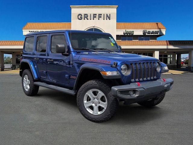 Ocean Blue Metallic Clearcoat 2020 Jeep Wrangler Unlimited Rubicon 4WD SUV / Crossover Four-Wheel Drive 8-Speed Automatic