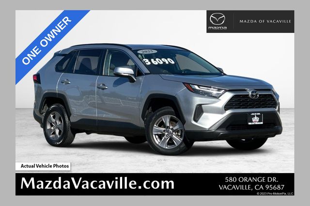 Silver Sky Metallic 2025 Toyota RAV4 Hybrid SUV / Crossover All-Wheel Drive Continuously Variable Transmission