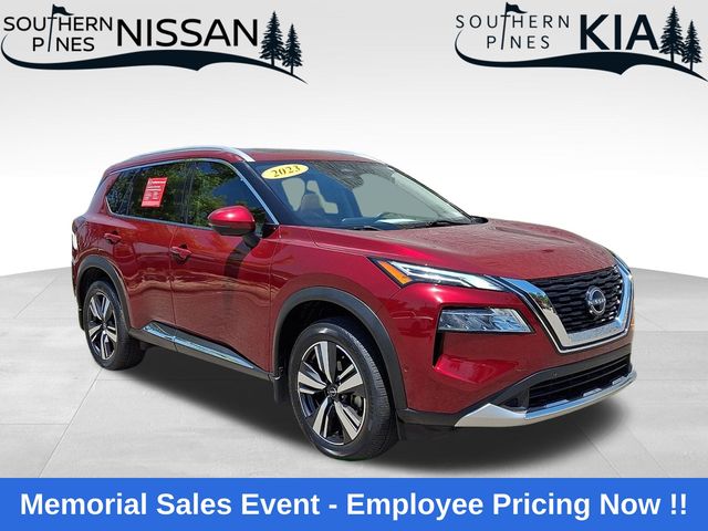 Red (Scarlet Ember Tintcoat) 2023 Nissan Rogue Platinum FWD SUV / Crossover Front-Wheel Drive Continuously Variable Transmission