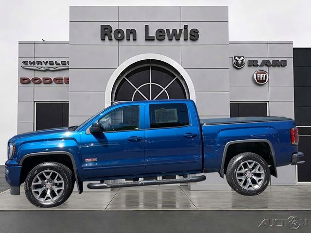 Stone Blue Metallic 2018 GMC Sierra 1500 Pickup Truck Four-Wheel Drive 8-Speed Automatic Overdrive