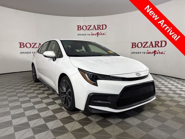 2022 White Toyota Corolla APEX SE Sedan