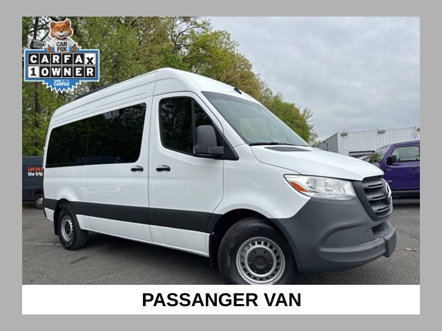 Arctic White 2024 Mercedes-Benz Sprinter 2500 144 Passenger Van RWD Van Rear-Wheel Drive 9-Speed Automatic